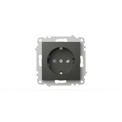 Розетка с заземлением и защитой от детей ELBI Zena Vega 609-011100-243