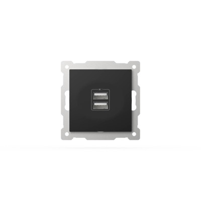 Розетка USB 5V 2,1A 2-я ELBI Zena Vega 609-014800-143