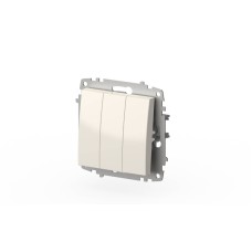Выключатель трехклавишный ELBI Zena Vega 609-010200-254