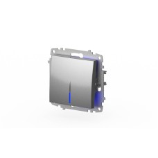 Выключатель одноклавишный с подсветкой ELBI Zena Vega 609-011000-201
