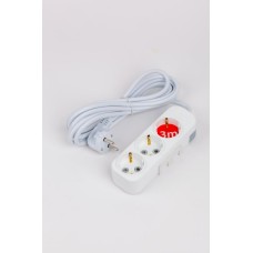 Удлинитель с/з 3вх с защитными шторками ELBI Myra 527-010203-311