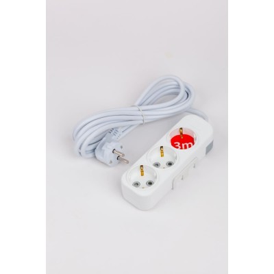 Удлинитель с/з 3вх с защитными шторками ELBI Myra 527-010203-311