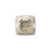 Розетка с заземлением и защитой от детей + два входа USB для заряда устройства ELBI Zena Vega 609-012500-317