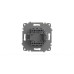 Выключатель одноклавишный проходной с подсветкой ELBI Zena Vega 609-015600-210