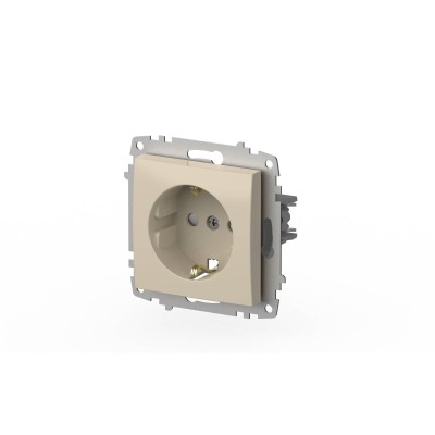 Розетка с заземлением и защитой от детей ELBI Zena Vega 609-010300-243