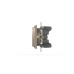 Розетка двухместная с заземлением ELBI Zena Vega 609-012500-907