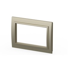 Рамка для двухместной розетки с заземлением ELBI Zena 608-011400-907