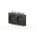Розетка двухместная без заземления ELBI Zena Vega 609-011100-908