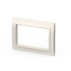 Рамка для двухместной розетки с заземлением ELBI Zena 608-010200-907