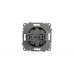 Розетка с крышкой и заземлением ELBI Zena Vega 609-014800-218