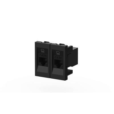 Розетка компьютерная двухместная (Cat 6) ELBI Moda Vox 611-044832-248