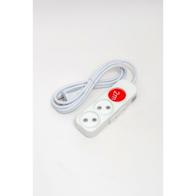 Удлинитель 3вх с защитными шторками ELBI Myra 527-010202-330
