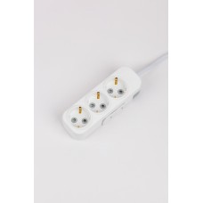 Удлинитель с/з 3вх с защитными шторками ELBI Myra 527-010202-311