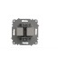 Розетка компьютерная двухместная ( Cat 6) ELBI Zena Vega 609-010300-248