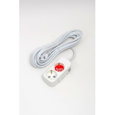 Удлинитель с/з 2вх с защитными шторками ELBI Myra 527-010205-221