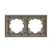 Рамка двухместная ELBI Zena 500-010300-226