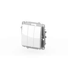 Выключатель трехклавишный ELBI Zena Vega 609-015600-254