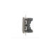 Розетка двухместная без заземления ELBI Zena Vega 609-012500-908