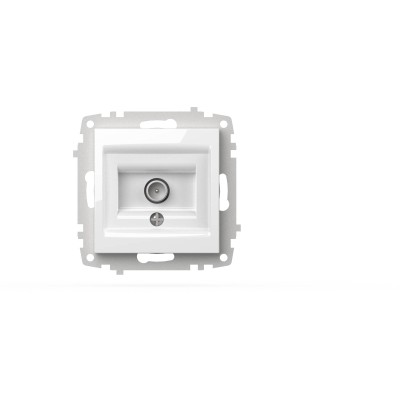 Розетка для TV с экраном (проходная) ELBI Zena Vega 609-015600-272