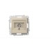 Розетка для TV с экраном (концевая) ELBI Zena Vega 609-010300-273