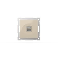 Розетка USB 5V 2,1A 2-я ELBI Zena Vega 609-010300-143