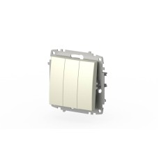 Выключатель трехклавишный ELBI Zena Vega 609-010300-254
