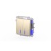Выключатель двухклавишный с подсветкой ELBI Zena Vega 609-012500-203