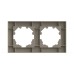 Рамка двухместная ELBI Vega 510-010300-226