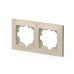 Рамка двухместная ELBI Vega 510-010300-226