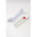 Удлинитель с/з 4вх с защитными шторками с включателем ELBI Myra 527-010205-412