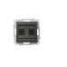 Розетка компьютерная двухместная ( Cat 6) ELBI Zena Vega 609-011100-248