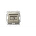 Розетка для TV с экраном (концевая) ELBI Zena Vega 609-011400-273