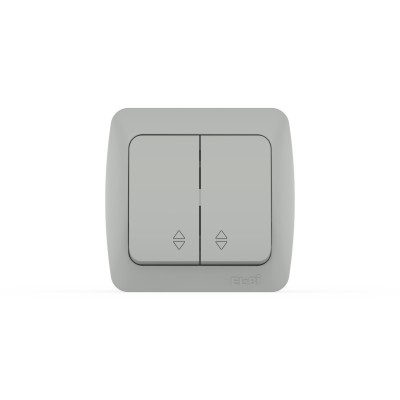 Переключатель двухклавишный ELBI Eva 554-011500-211