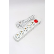 Удлинитель с/з 6вх с защитными шторками ELBI Myra 527-010202-621