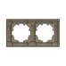 Рамка двухместная ELBI Zena 500-012500-226