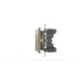 Розетка двухместная с заземлением ELBI Zena Vega 609-010300-907