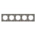Рамка на 5 постов Elbi Eleсtriс Vega 510-010200-250