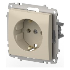 Розетка с заземлением, без рамки Elbi Eleсtriс Zena Vega 609-010300-217