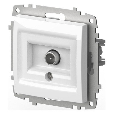 ТВ-розетка проходная без рамки Elbi Eleсtriс Zena Vega 609-015600-272