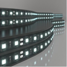 Светодиодная лента Elektrostandard 24V 14,4W 60Led 5050 IP20 холодный белый, Black, 5м 4690389172205