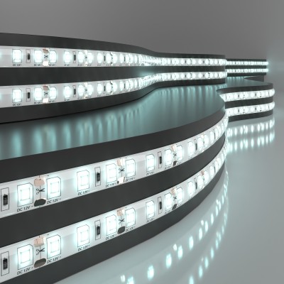 Светодиодная лента Elektrostandard 12V 9,6W 120Led 2835 IP65 холодный белый, 5м 4690389167058