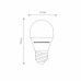 Светодиодная лампа Elektrostandard Mini Classic LED 7W 6500K E27 матовое стекло 4690389055270