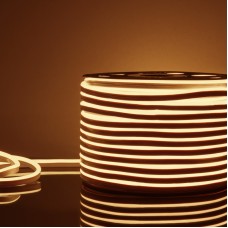 Светодиодный гибкий неон Elektrostandard 220V 9,6W 120Led 2835 IP67 односторонний теплый белый, 50 м 4690389167355