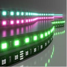 Светодиодная лента Elektrostandard 24V 14,4W 60Led 5050 IP20 RGB, Black, 5м 4690389172137