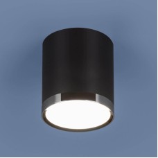 Потолочный светодиодный светильник Elektrostandard DLR024 6W 4200K черный матовый 4690389110375