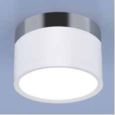 Потолочный светодиодный светильник Elektrostandard DLR029 10W 4200K белый матовый/хром 4690389122002