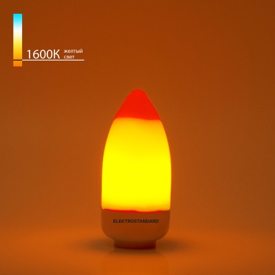 Светодиодная лампа Elektrostandard свеча матовая E14 3W 1600K 4690389174278