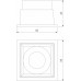 Встраиваемый светильник Elektrostandard Quadro a063676
