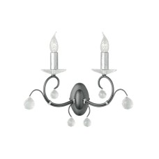 Настенный светильник Elstead Lighting LUN 2 BLK/SIL