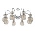 Люстра на штанге Escada Gloss 1141/8PL Chrome/Beige